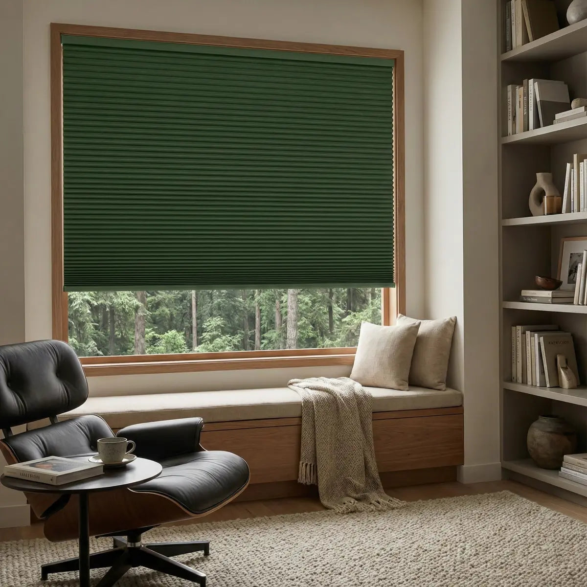 Custom Blackout Honeycomb Shades - 15 Colors Available