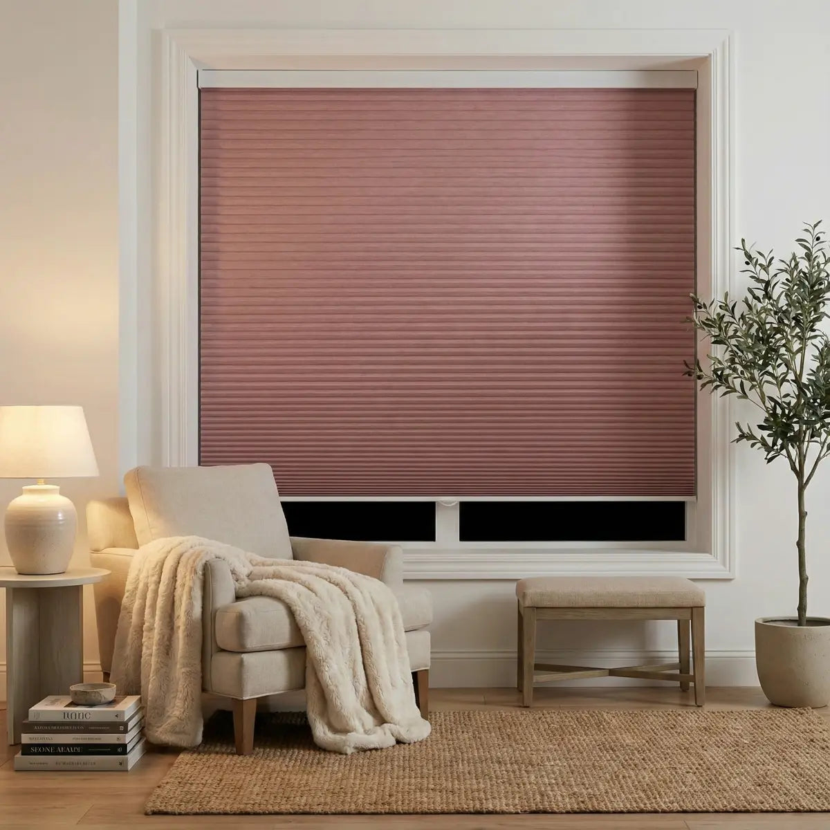 Custom Blackout Honeycomb Shades - 15 Colors Available