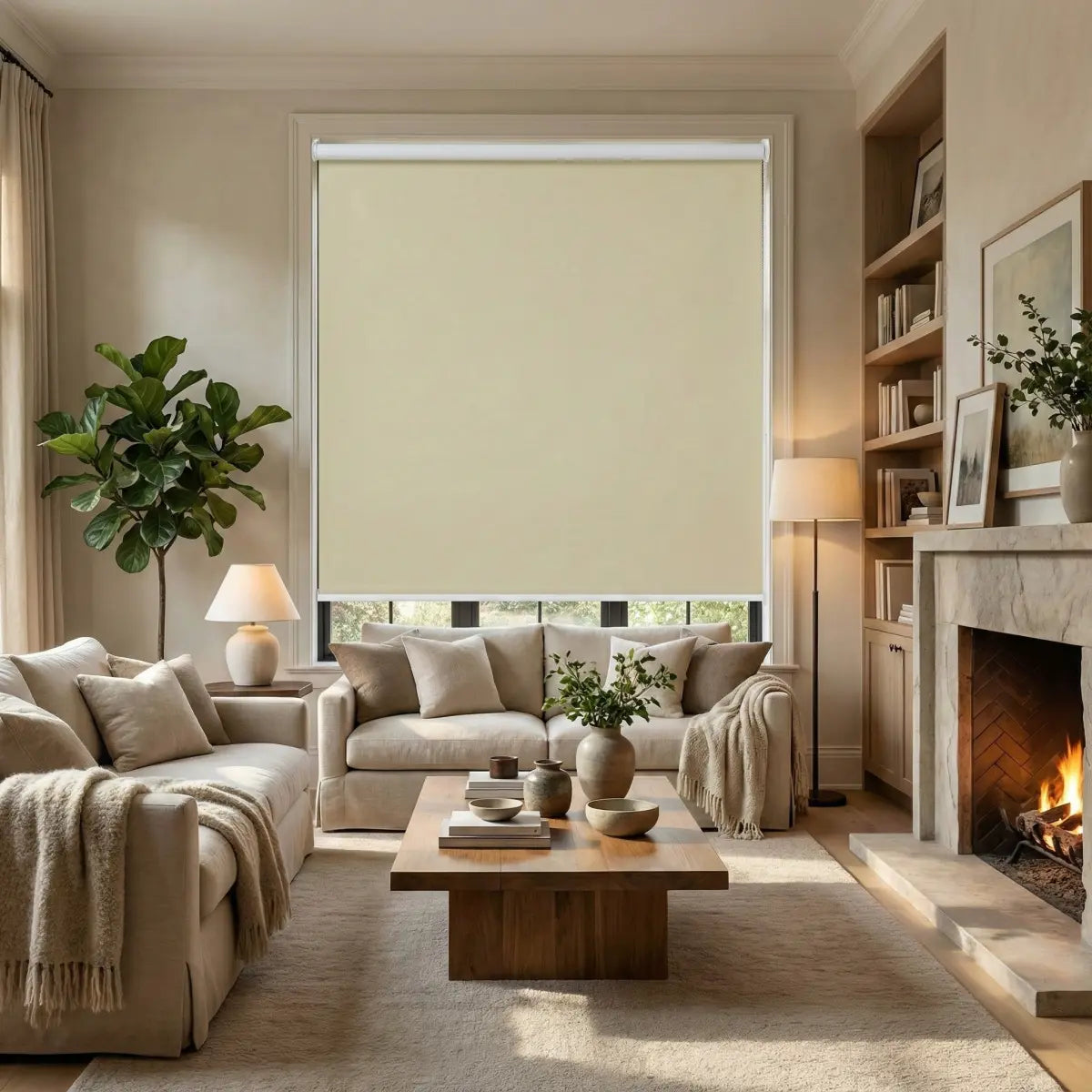 Custom Blackout Roller Shades - 100% Light Blocking Window Shades