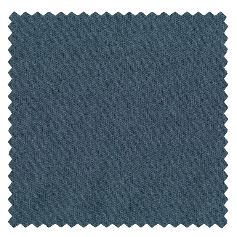 DraperyUS Custom Extra Long 100% Blackout Linen Curtains - Ink Blue - A profound and deep midnight blue tone - Fabric Swatch.