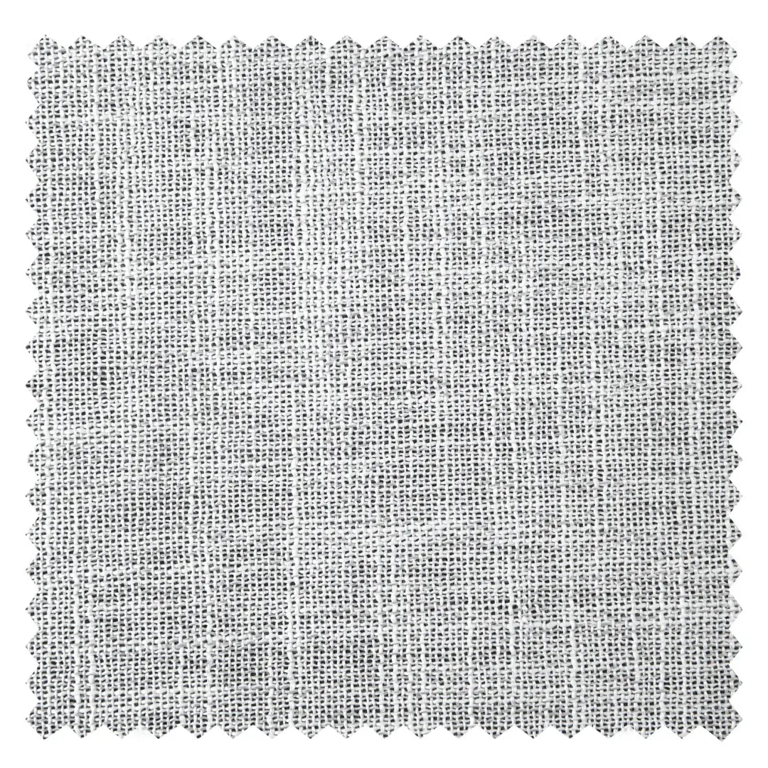 DraperyUS Custom 100% Blackout Linen Curtains - Pearl Grey - A classic, soft grey with a smooth and elegant linen weave - Fabric Swatch.