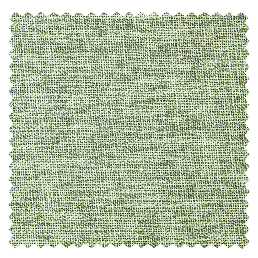 DraperyUS Custom 100% Blackout Linen Curtains - Sage Green - A muted, herbal green that adds a serene touch to any room - Fabric Swatch.