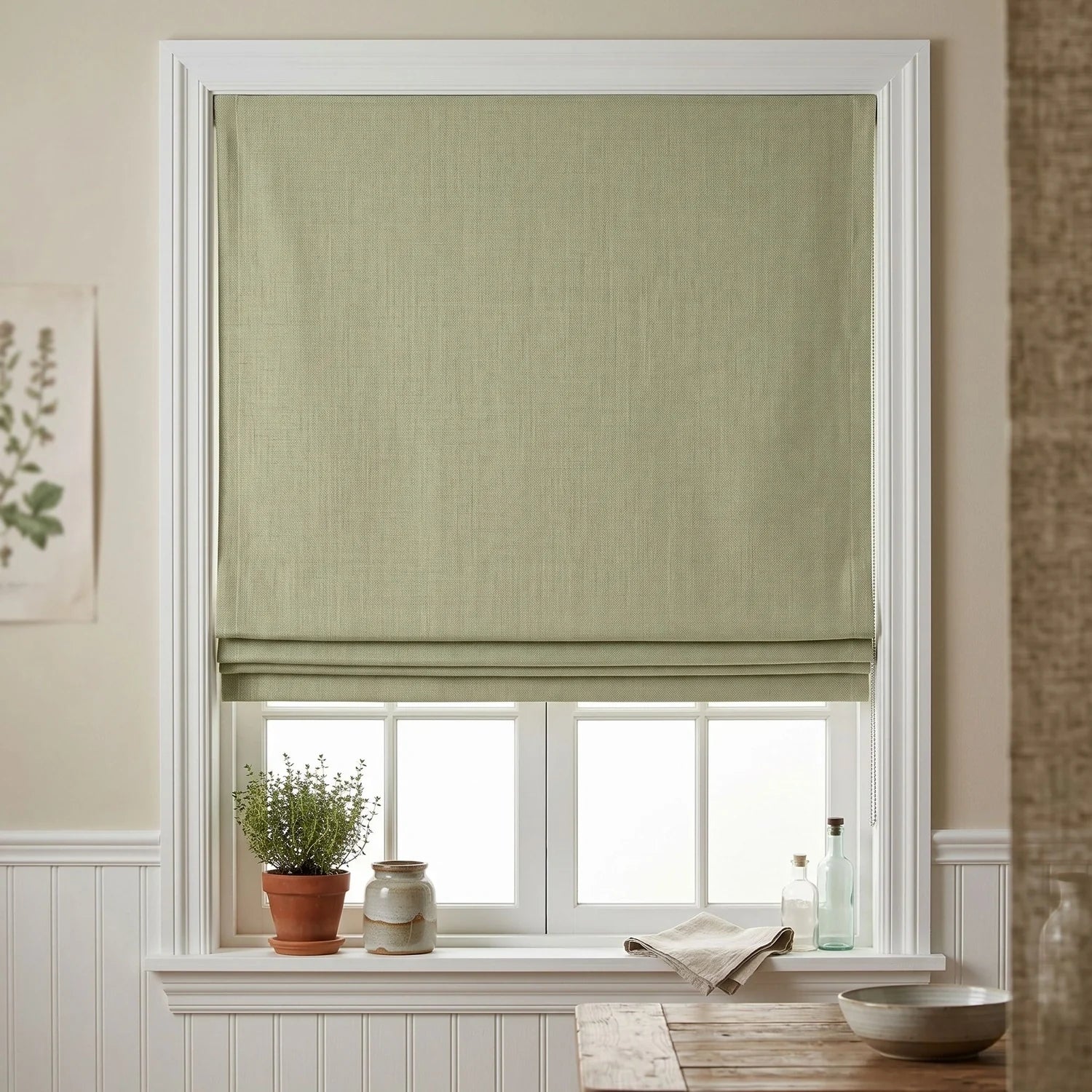 Roman Shade - original fabric