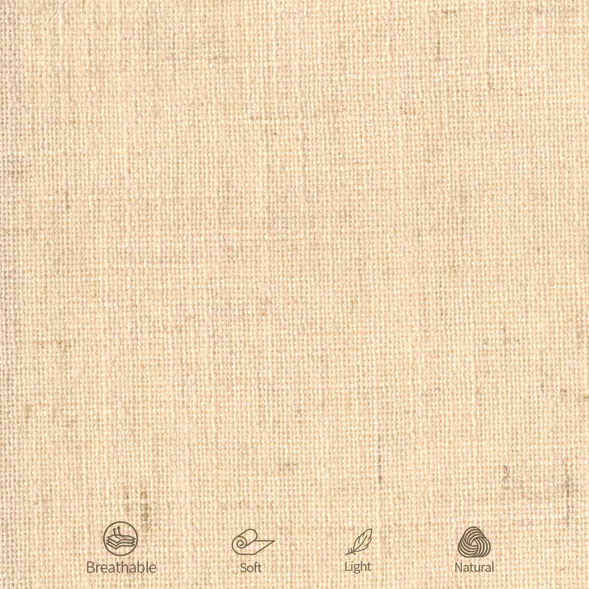 Custom Light Filtering Linen Curtains for Living Room & Bedroom