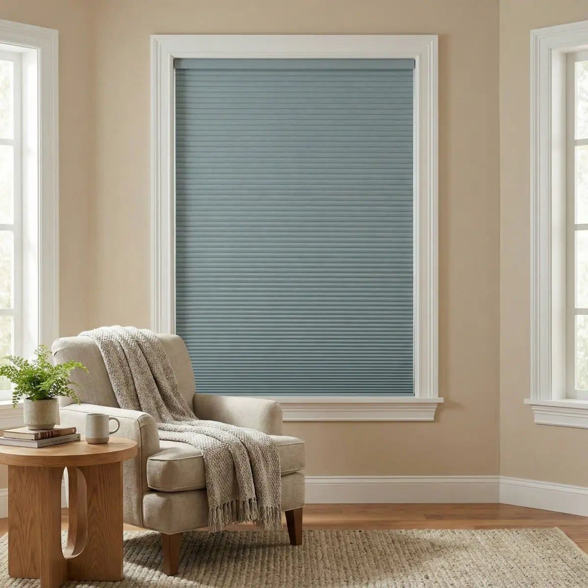 Custom Blackout Honeycomb Shades - 15 Colors Available