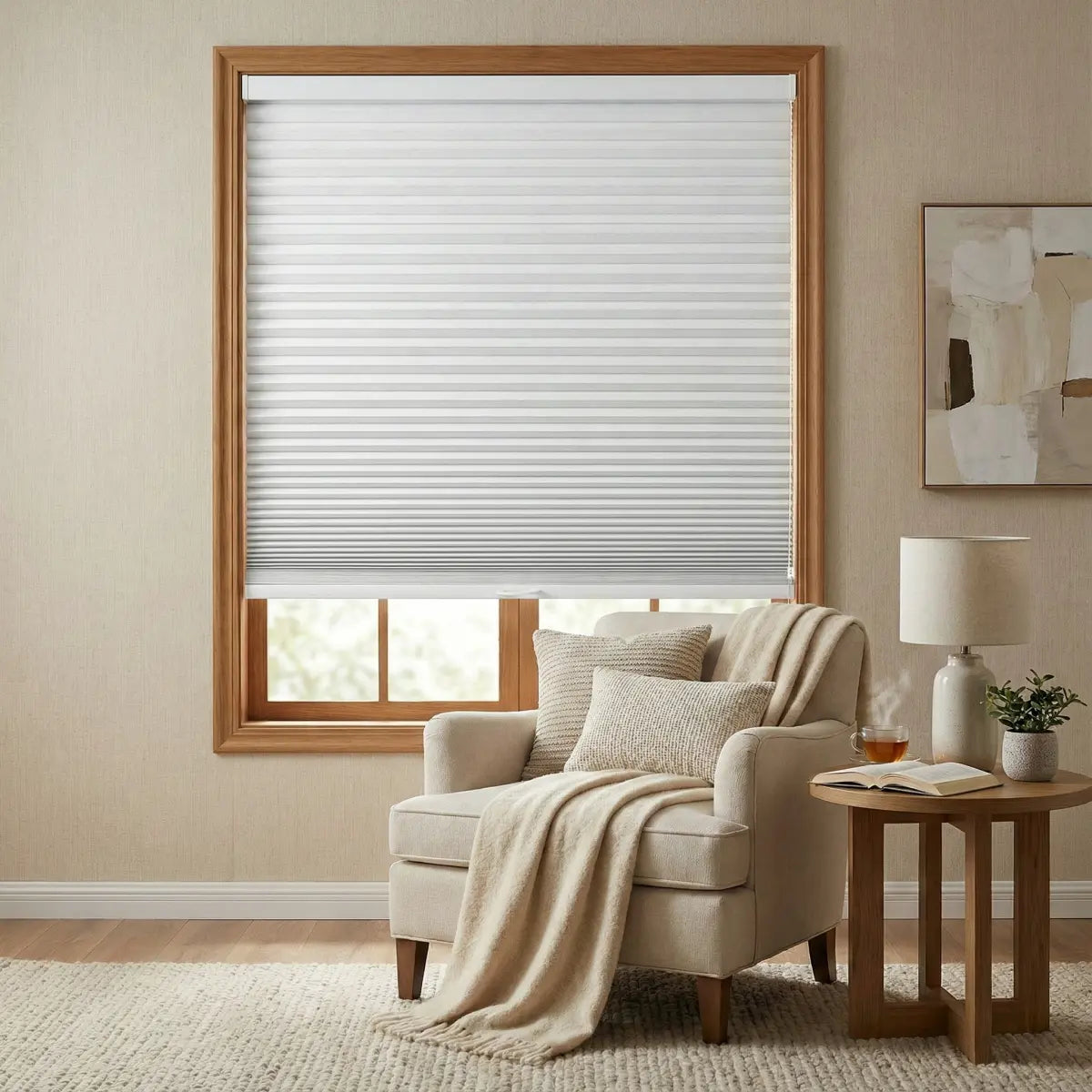 Custom Blackout Honeycomb Shades - 15 Colors Available