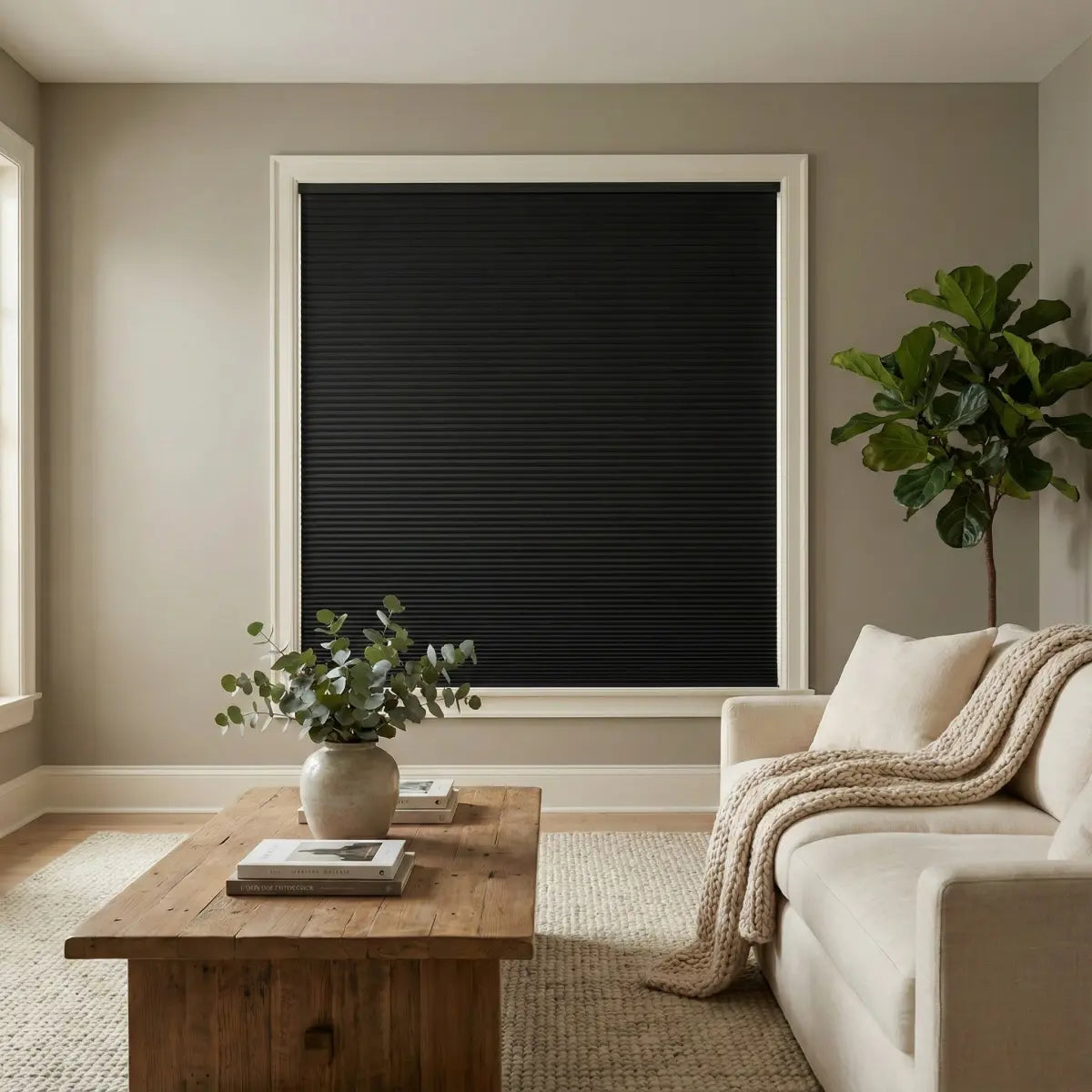 Custom Blackout Honeycomb Shades - 15 Colors Available