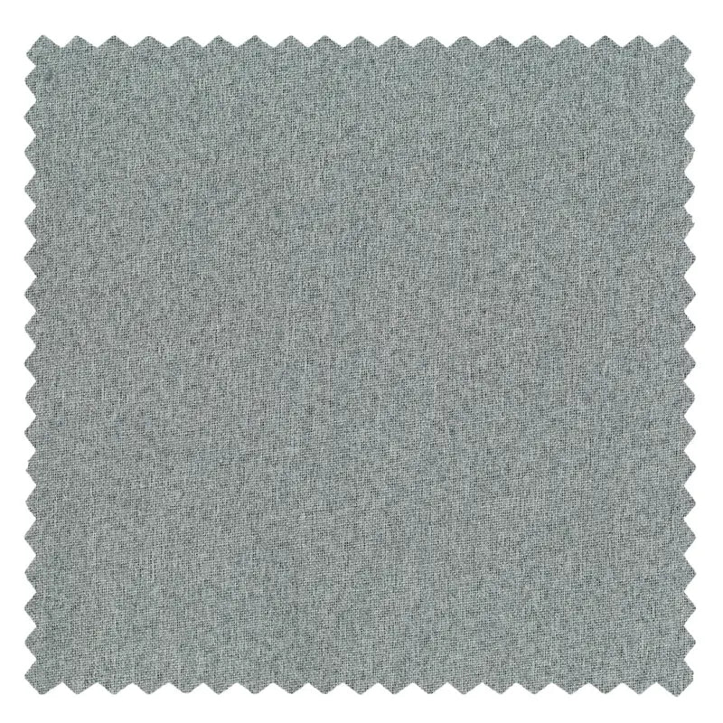 DraperyUS Custom Blackout Linen Curtains - Dusty Blue - A calm blue with a sophisticated grey undertone - Fabric Swatch.