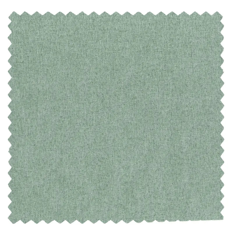 DraperyUS Custom Extra Long 100% Blackout Linen Curtains - Sage Green - A fresh, low-saturation green for a serene feel - Fabric Swatch.