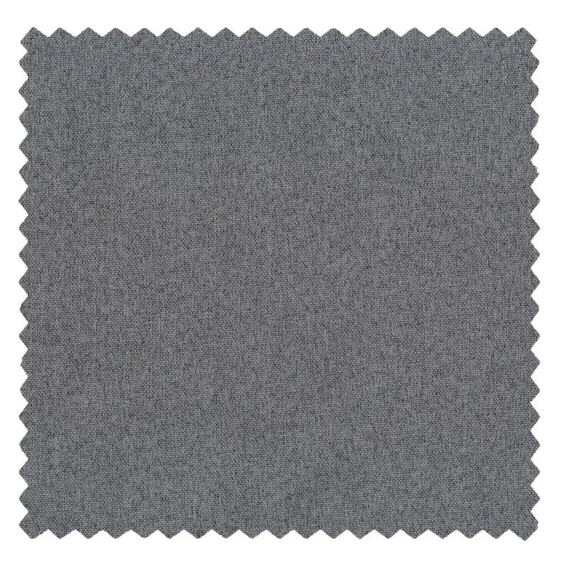 DraperyUS Custom Extra Long 100% Blackout Linen Curtains - Iron Grey - A dark, solid grey approaching black - Fabric Swatch.