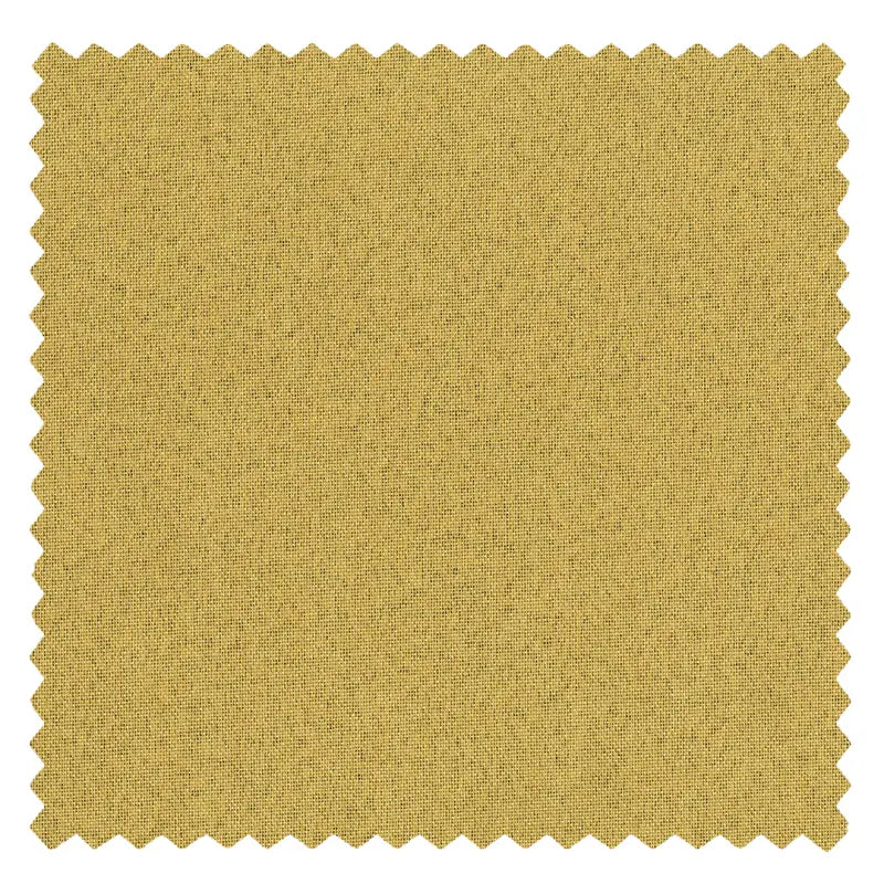 DraperyUS Custom Extra Long 100% Blackout Linen Curtains - Mustard Yellow - Bright yet not harsh, with a touch of vintage feel - Fabric Swatch.
