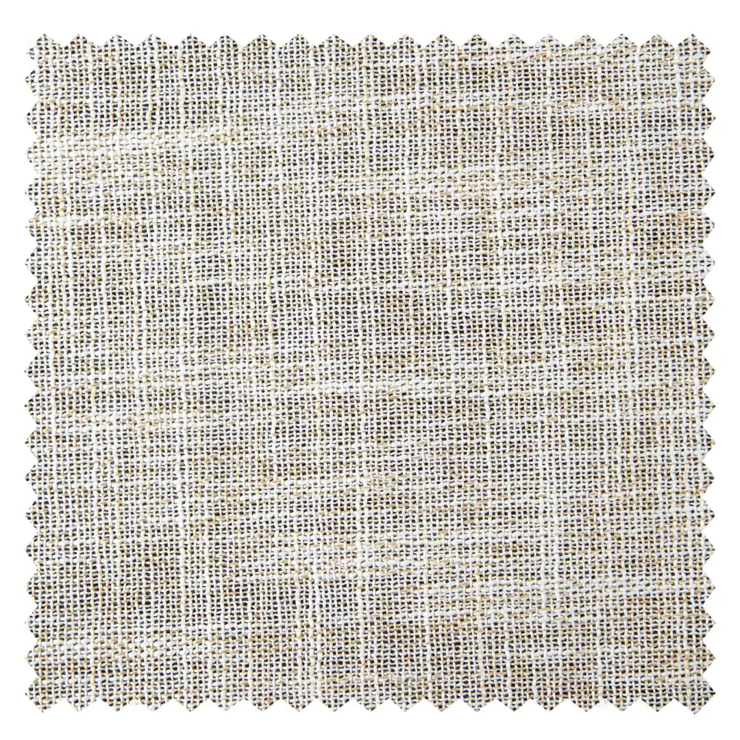 DraperyUS Custom 100% Blackout Linen Curtains - Sandy - A light, neutral beige tone inspired by warm desert sands - Fabric Swatch.
