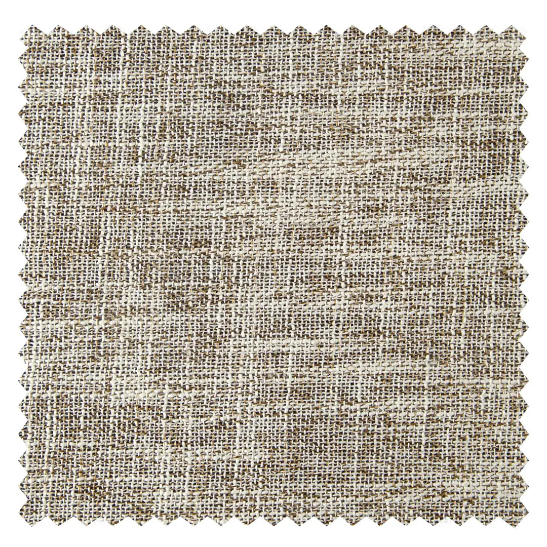 DraperyUS Custom 100% Blackout Linen Curtains - Rustic Flax - A natural, unbleached brownish-beige with a heavy linen feel - Fabric Swatch.