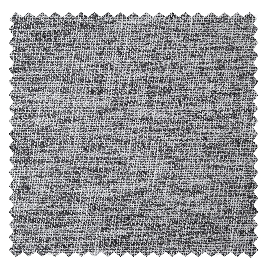 DraperyUS Custom 100% Blackout Linen Curtains - Volcanic Gray - A powerful and deep dark grey inspired by volcanic rock - Fabric Swatch.