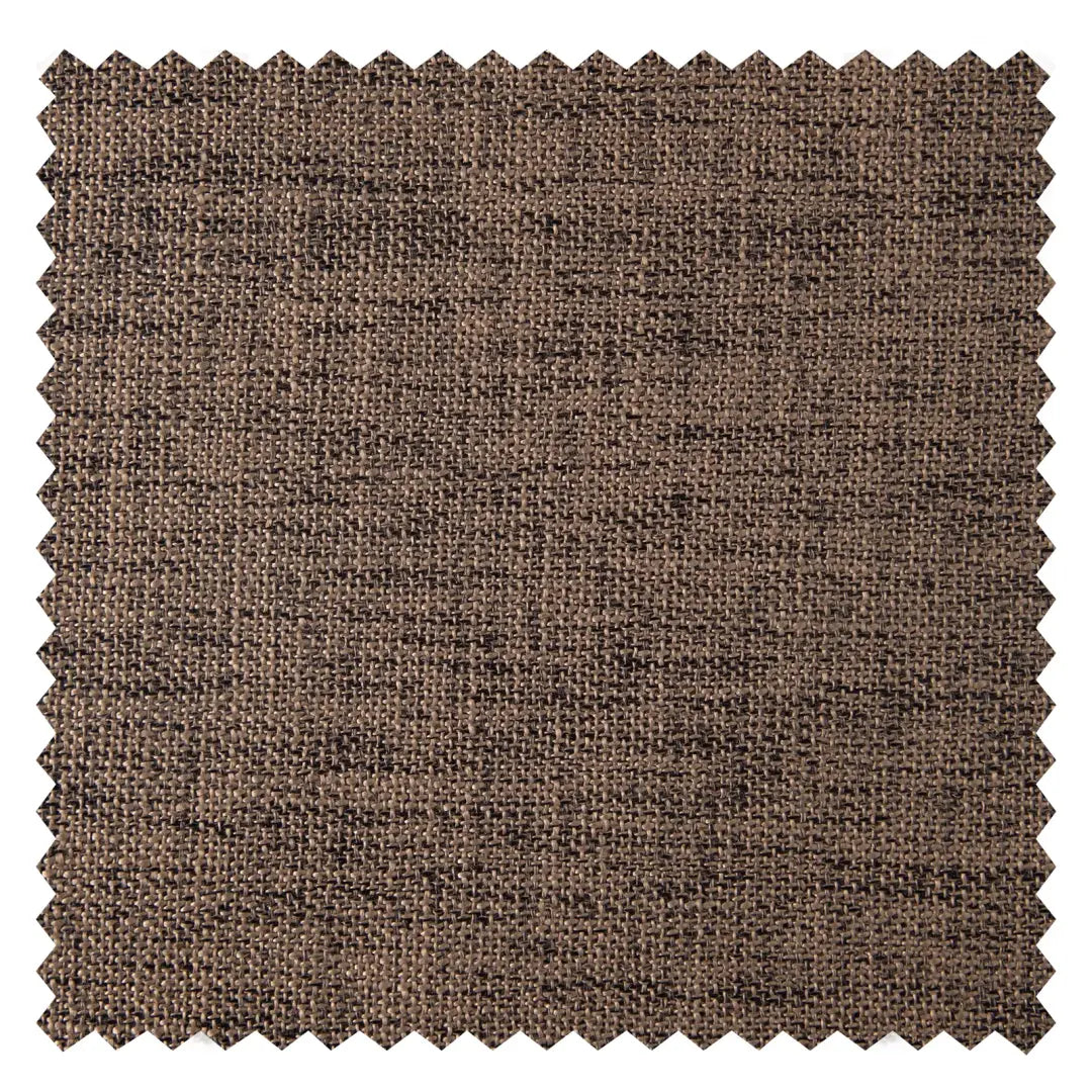 DraperyUS Custom 100% Blackout Linen Curtains - Espresso Brown - A bold and dark coffee-inspired brown for luxurious warmth - Fabric Swatch.