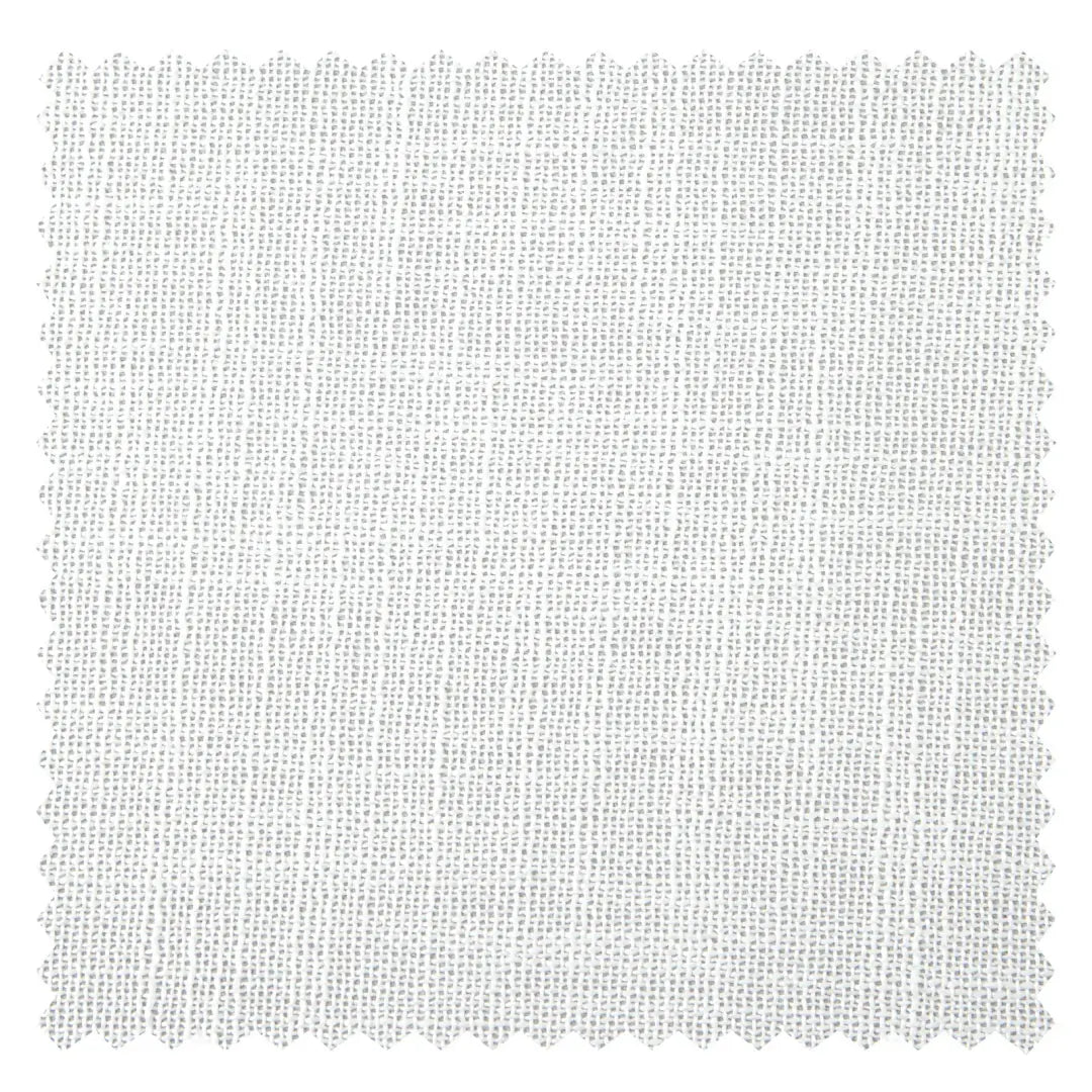 DraperyUS Custom 100% Blackout Linen Curtains - Snow White - A crisp, brilliant white that offers a fresh and pure aesthetic - Fabric Swatch.